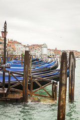 Image showing Gondola in venice in Italy