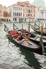 Image showing Gondola in venice in Italy