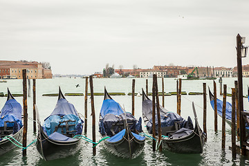 Image showing Gondola in venice in Italy