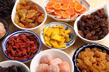 Image showing Dried fruits.