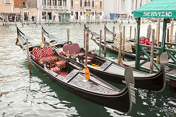 Image showing Gondola in venice in Italy