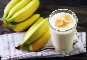 Image showing banana yogurt