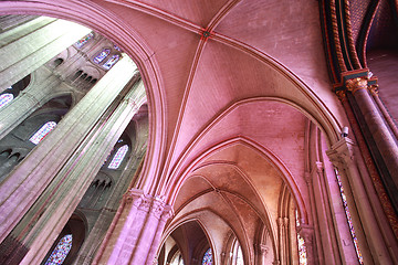 Image showing Ambulatory vaults of the cathedral Saint-Etienne de Bourges