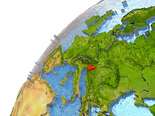 Image showing Slovenia on Earth