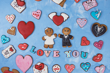 Image showing Gingerbreads for Valentines Day