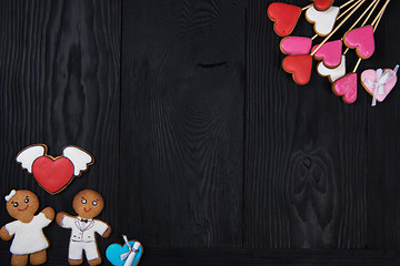 Image showing Gingerbreads for Valentines Day