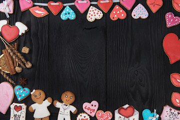 Image showing Gingerbreads for Valentines Day