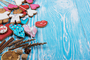 Image showing Gingerbreads for Valentines Day