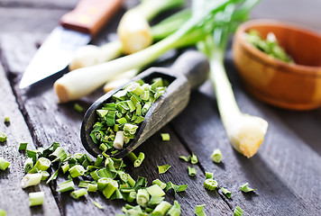 Image showing green onion