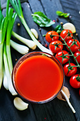 Image showing tomato juice