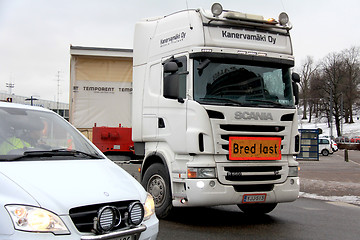 Image showing Scania Wide Load Transport and Escort Vehicle