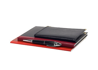 Image showing notebooks and pen
