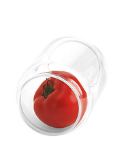 Image showing tomato on a jar