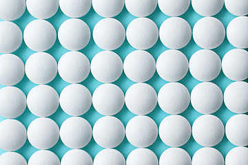 Image showing white medicine pills