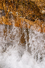 Image showing Close-up of moving water