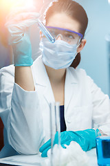 Image showing Photo of working laboratory technician