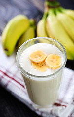 Image showing banana yogurt