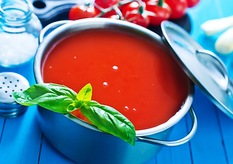 Image showing tomato soup