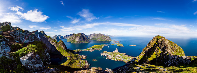 Image showing Lofoten archipelago panorama