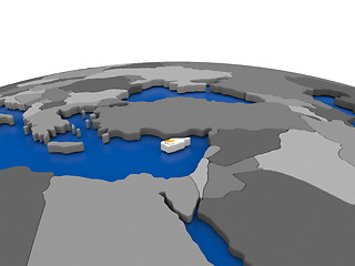 Image showing Cyprus on 3D globe