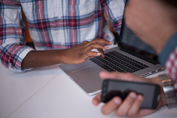 Image showing Multiethnic startup business team on meeting