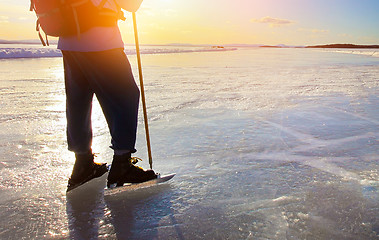 Image showing Ice skating