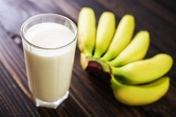 Image showing banana yogurt