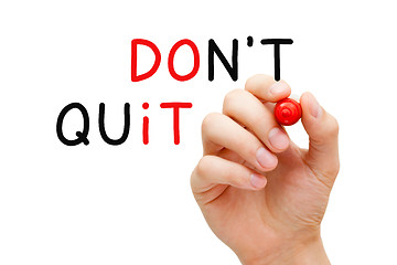 Image showing Do Not Quit Do It Concept