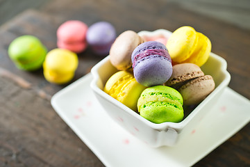 Image showing color macaroons