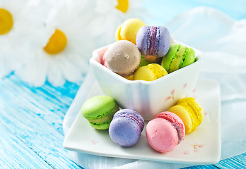 Image showing color macaroons