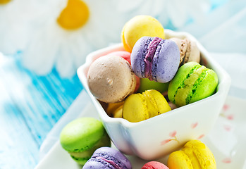 Image showing color macaroons