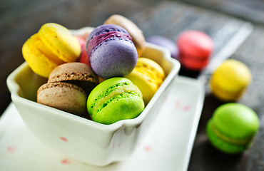 Image showing color macaroons