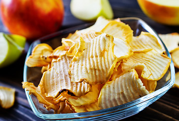 Image showing apple chips