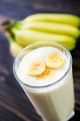 Image showing banana yogurt