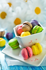 Image showing color macaroons