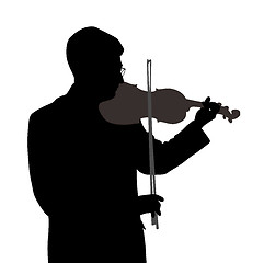 Image showing Male violinist