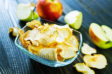 Image showing apple chips