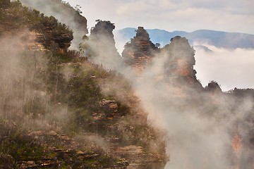 Image showing Misty Mountain LAndscape