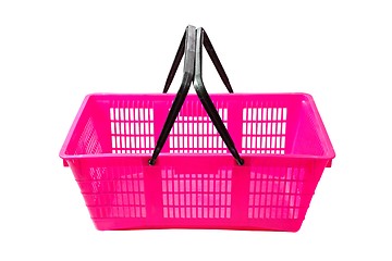 Image showing Shopping basket on white