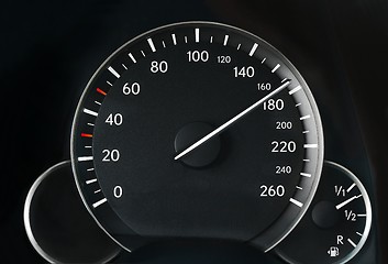 Image showing Speedometer of a car