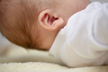 Image showing close up of baby ear