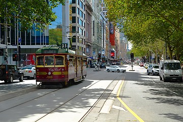 Image showing Melbourne city tram