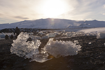 Image showing Glacier lagoon Jokulsarlon in Iceland