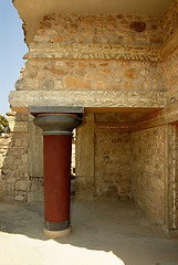 Image showing palace ruins in Crete