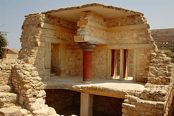 Image showing palace ruins of Knossos