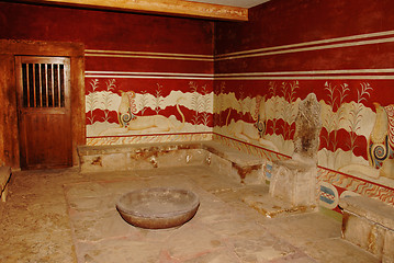 Image showing part of room in Knossos palace