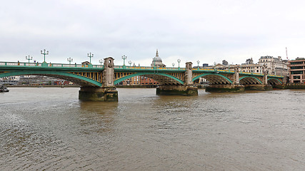 Image showing Southwark Bridge London