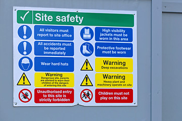 Image showing Construction Site Safety