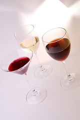 Image showing Wine glasses