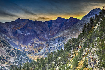 Image showing Neouvielle Massif in Pyrenees Mountains